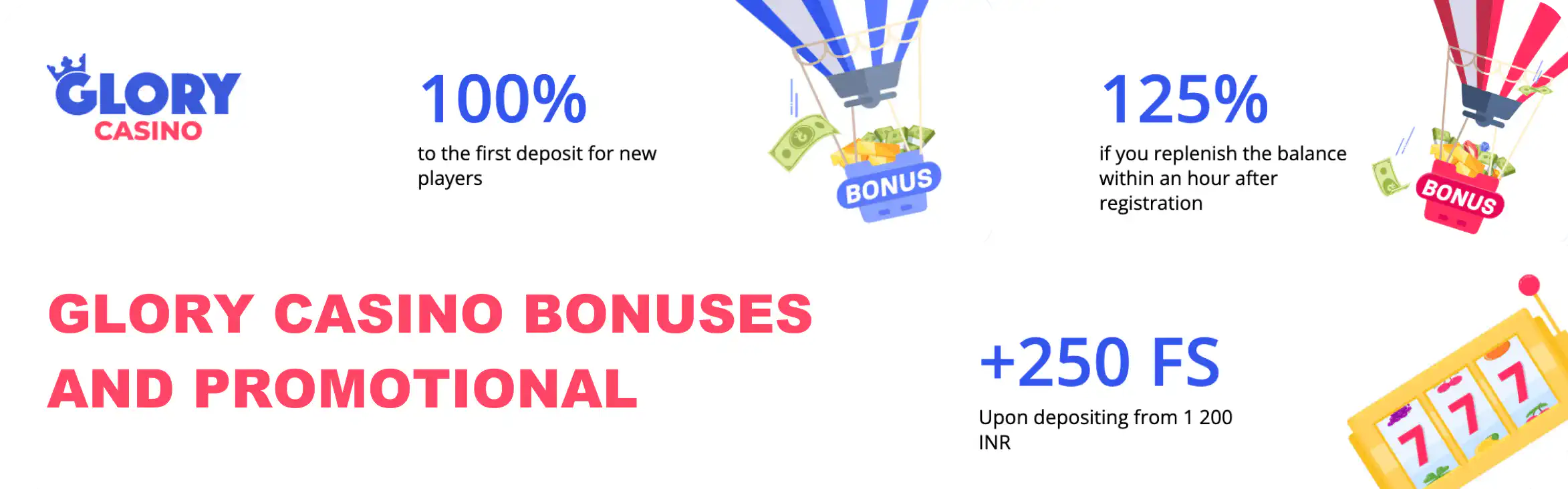 Casino Glory বাংলাদেশের খেলোয়াড়দের জন্য বোনাস